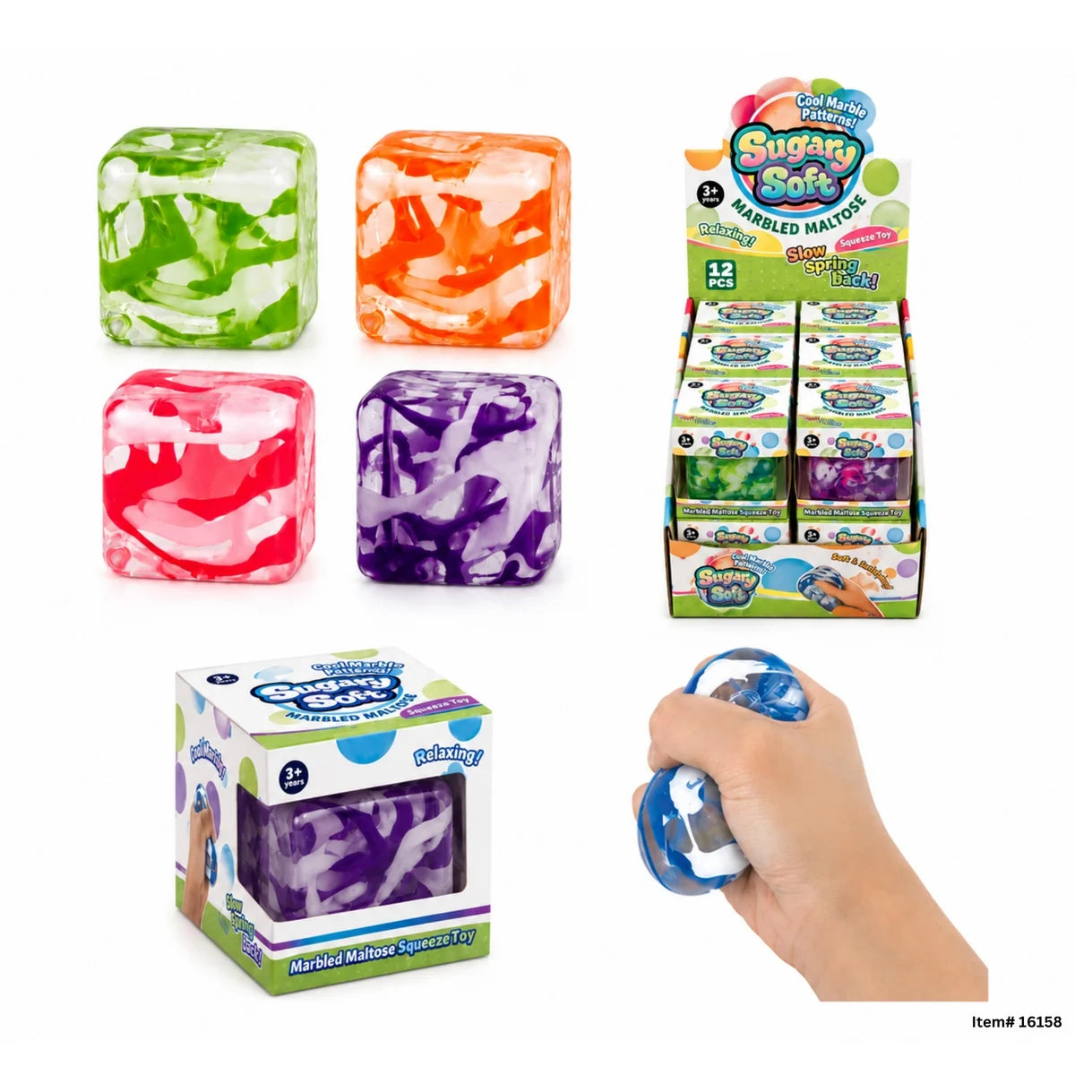 Boxed Marble Gummee Cube