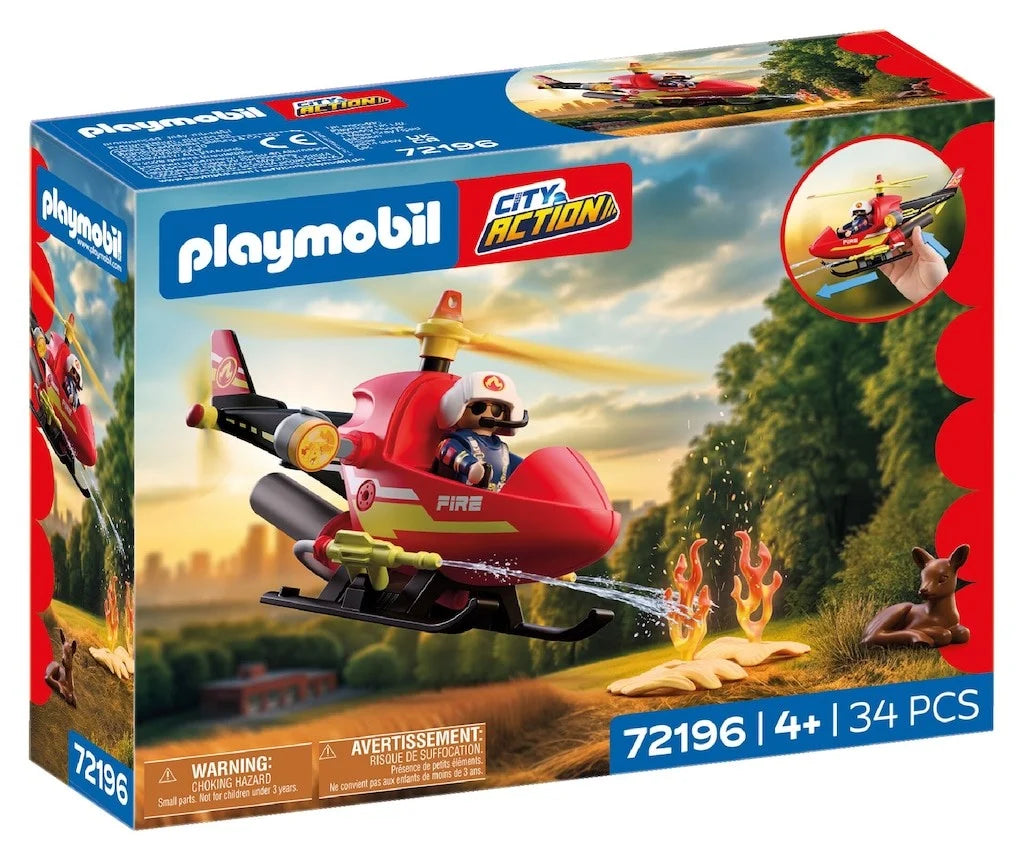 Firefighting Helicopter  - Playmobil City Action 72196