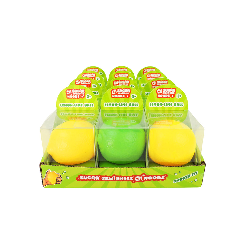 Toysmith Sugar Skwisheez - Lemon/Lime Ball