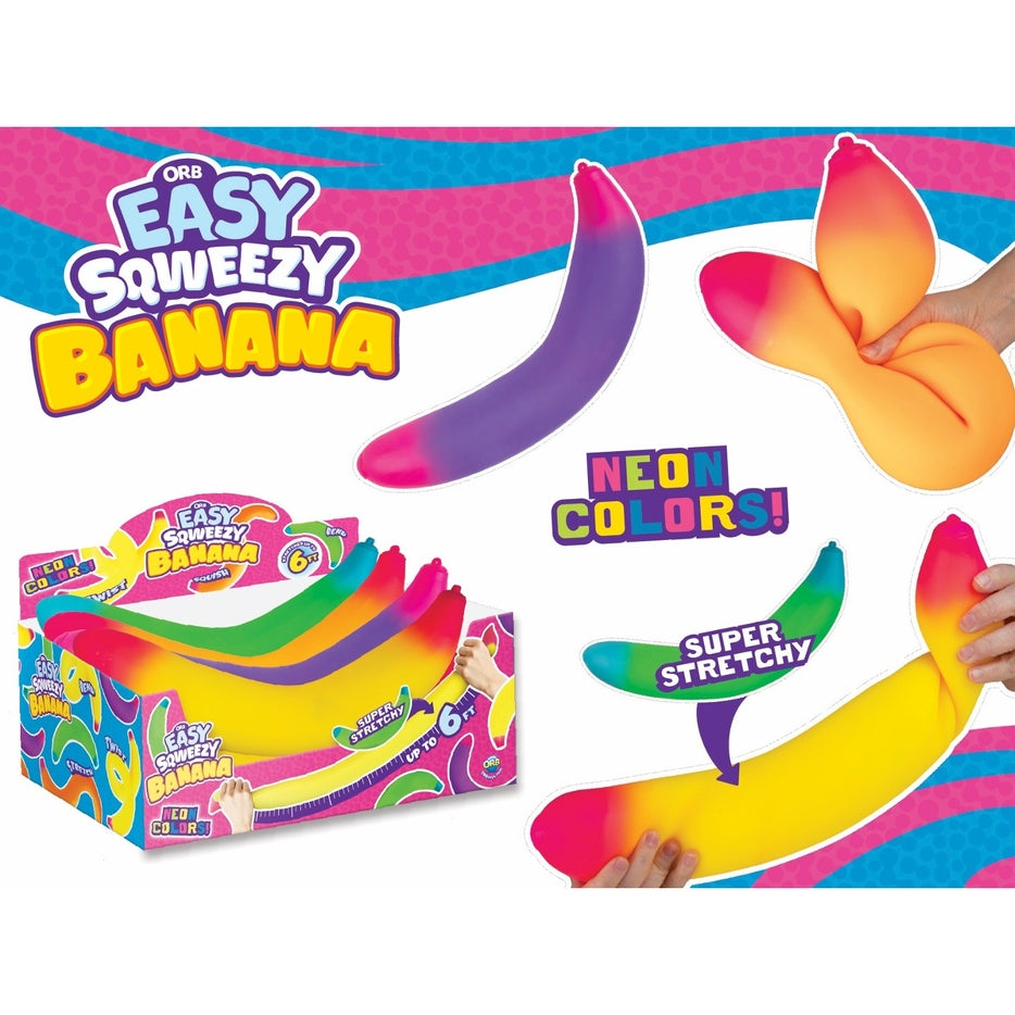 ORB Easy Sqweezy Neon Jumbo Banana