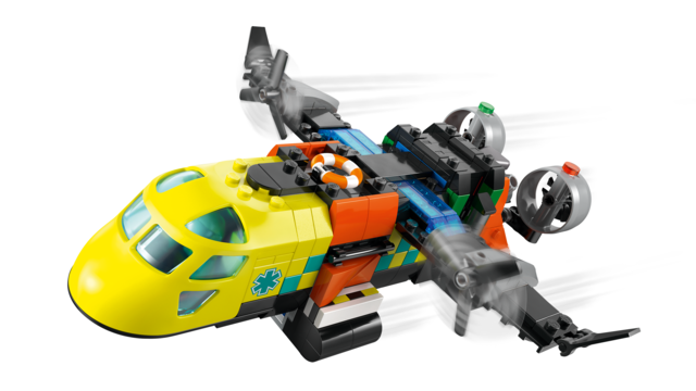 Lego City Airplane, Service Truck & Hovercraft Remix 60505
