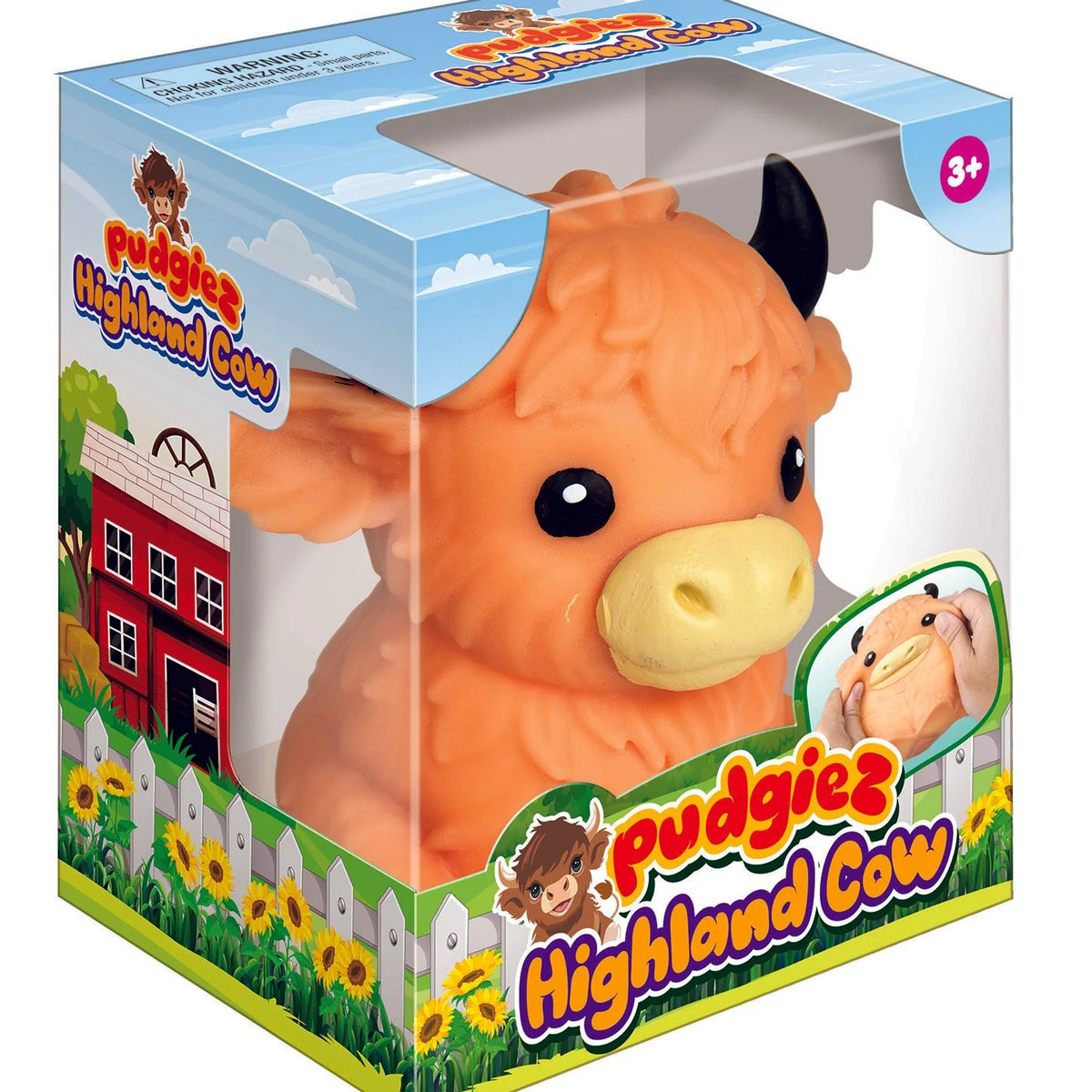 Pudgiez Highland Cow 6" Assorted