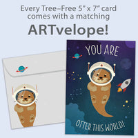 Tree Free Greetings You Are Otter This World!