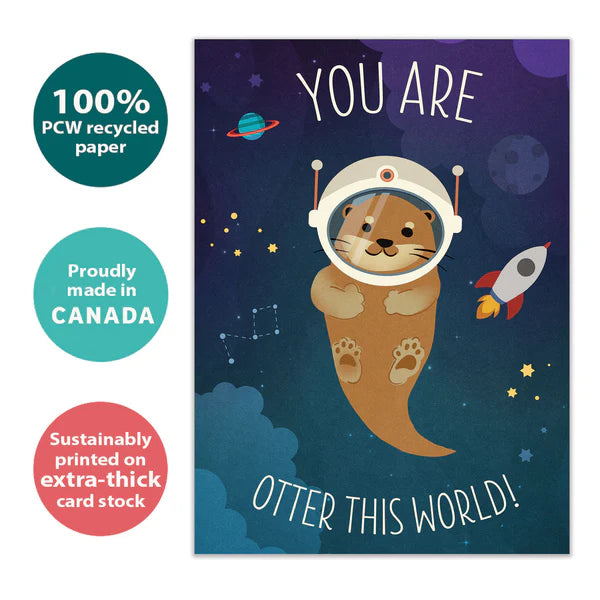 Tree Free Greetings You Are Otter This World!