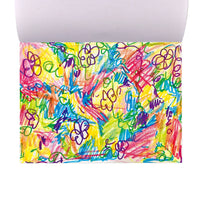 Bright Stripes Scribble Pad