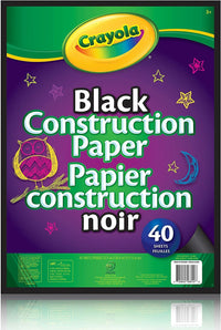 Crayola Black Construction Paper - 40 Count