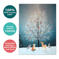 Tree-Free Bird Tree Holiday Card