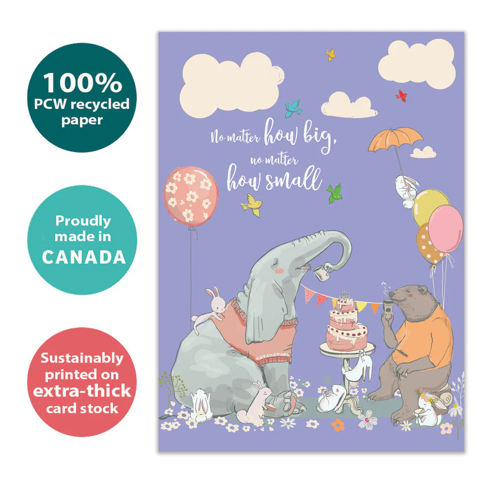 Tree Free Greetings Birthday Party Animals