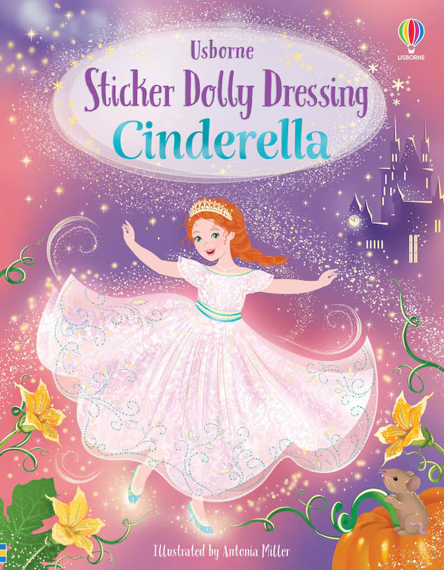 Usborne  Sticker Dolly Dressing Cinderella