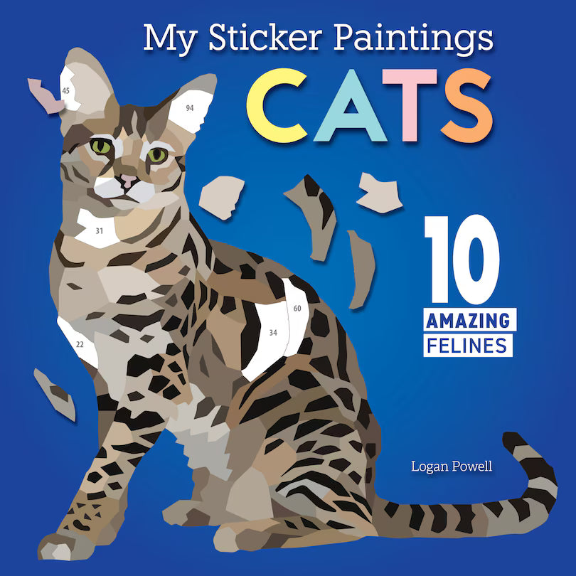 My Sticker Paintings: Cats : 10 Amazing Felines
