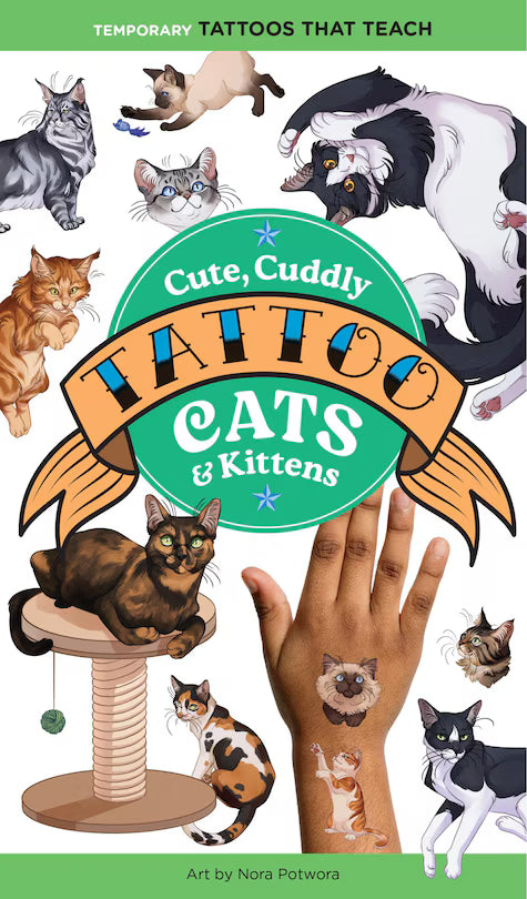 Tattoos That Teach Cute, Cuiddly Cats & Kittens