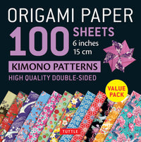 Kimono Patterns 100 Sheets Origami Paper