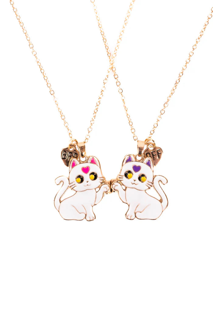 Great Pretenders Smitten Kitten Tear & Share Necklaces 2 Piece