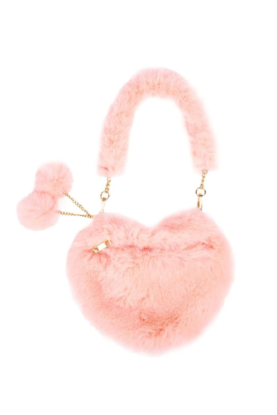 Great Pretenders Peach Passion Furry Purse