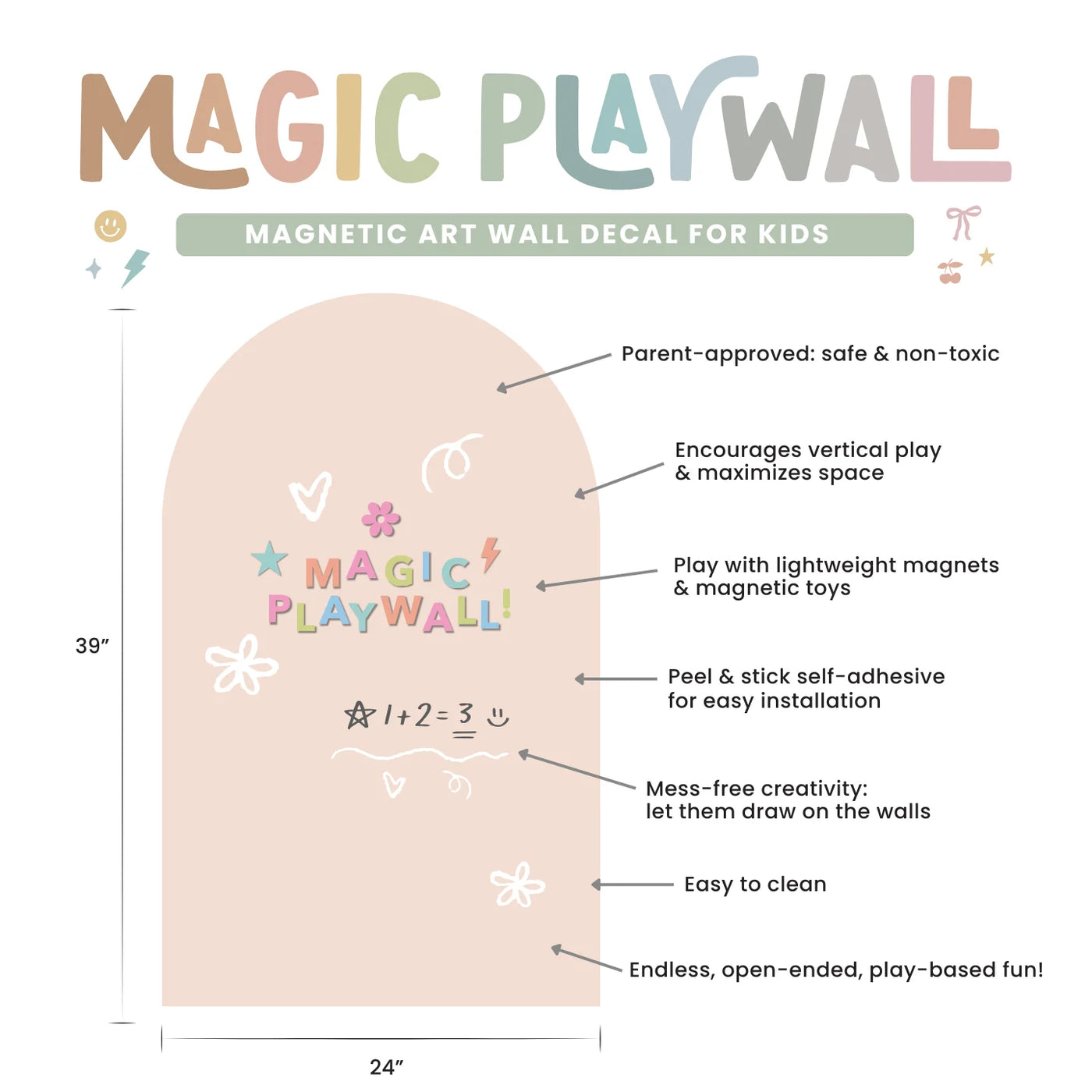 Cherrypick Blush Original Magic Playwall