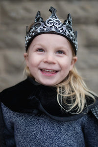 Great Pretenders Medieval Crown Silver/Black
