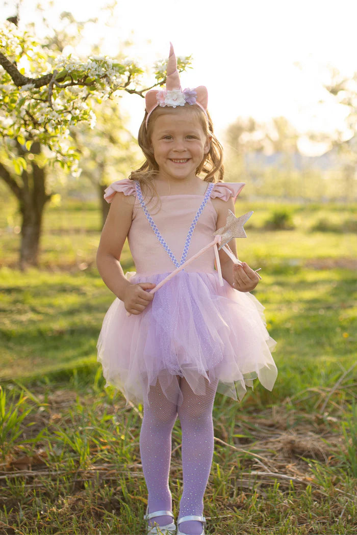 Great Pretenders Shimmer Unicorn Dress & Headband 3-4YR