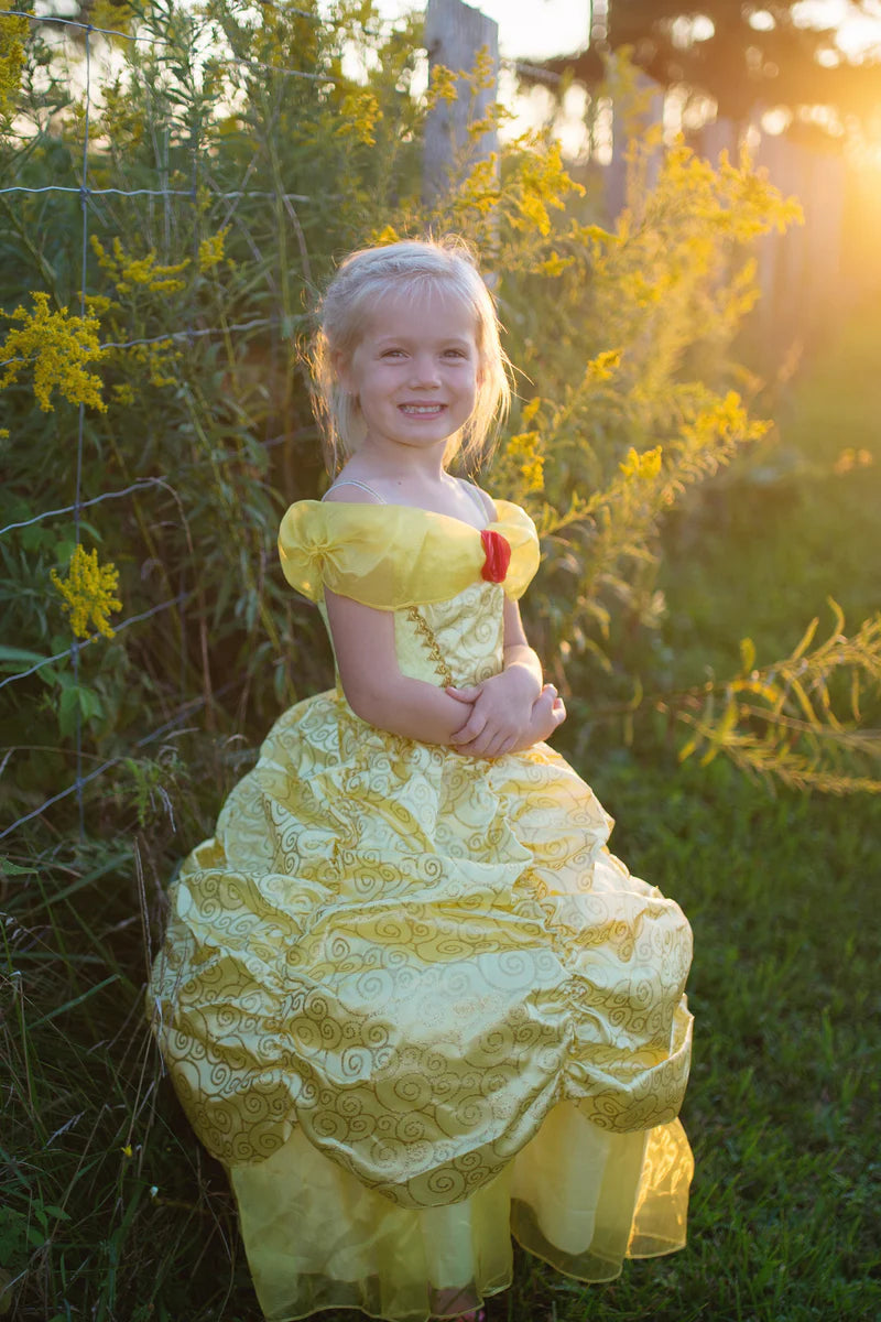 Fairytale Princess Gold Gown 3-4yrs  -  Great Pretenders