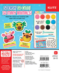 KLUTZ Air Dry Clay Animal Party