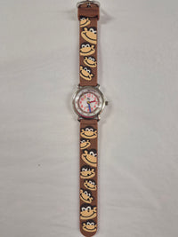 Brown Monkey Children's Watch