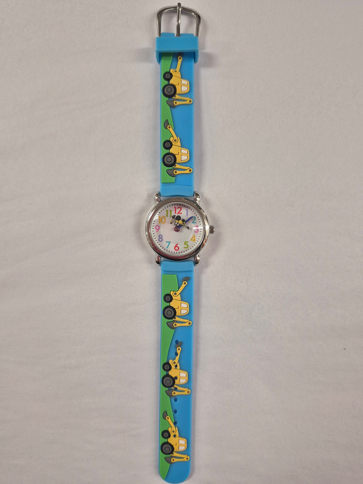 Blue Construction Children's Watch