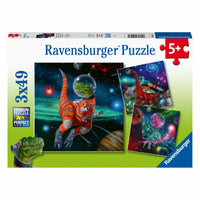 Ravensburger Dinosaurs in Space 3 x 49pc