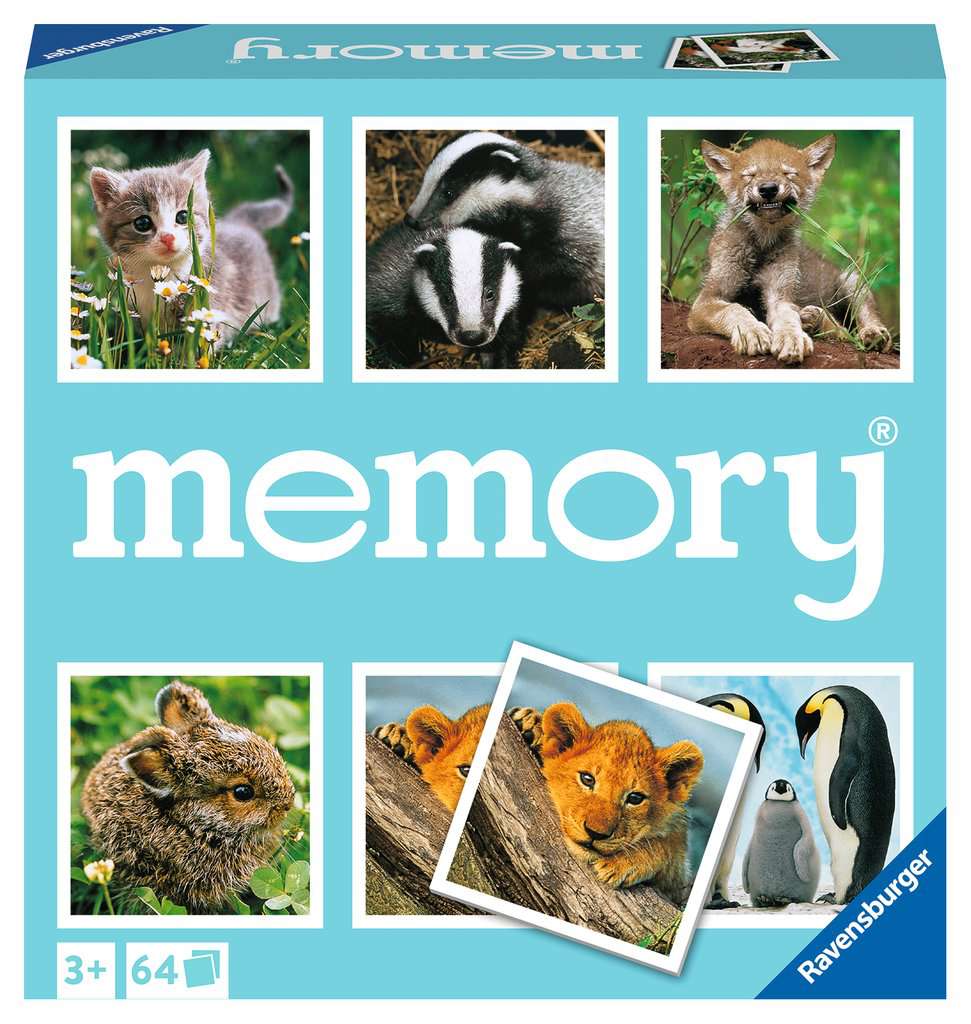 Ravensbuger Animals Babies Memory