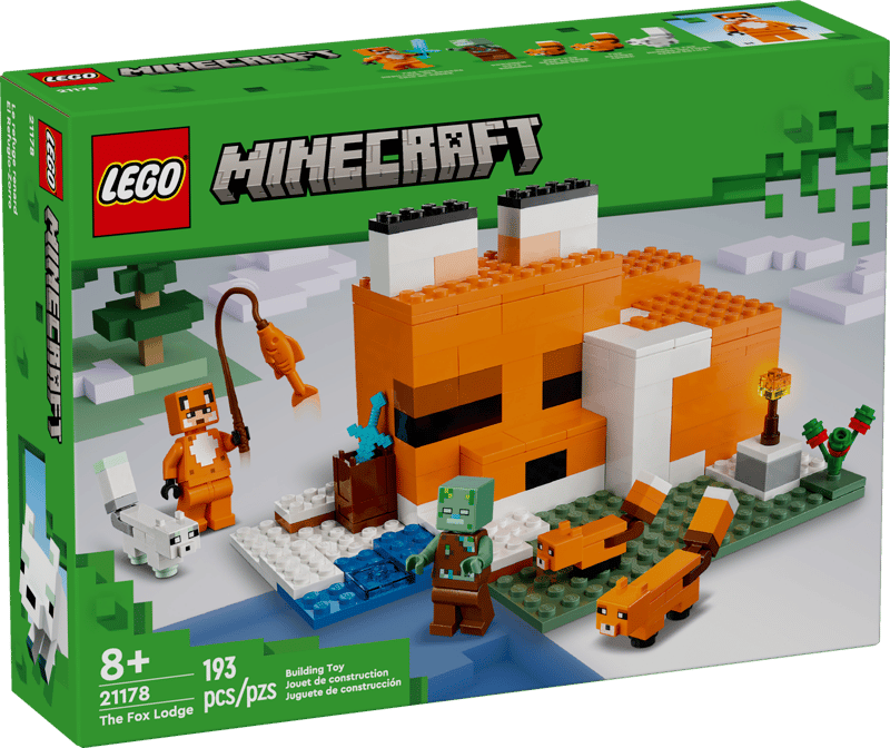 Lego Minecraft The Fox Lodge 21178
