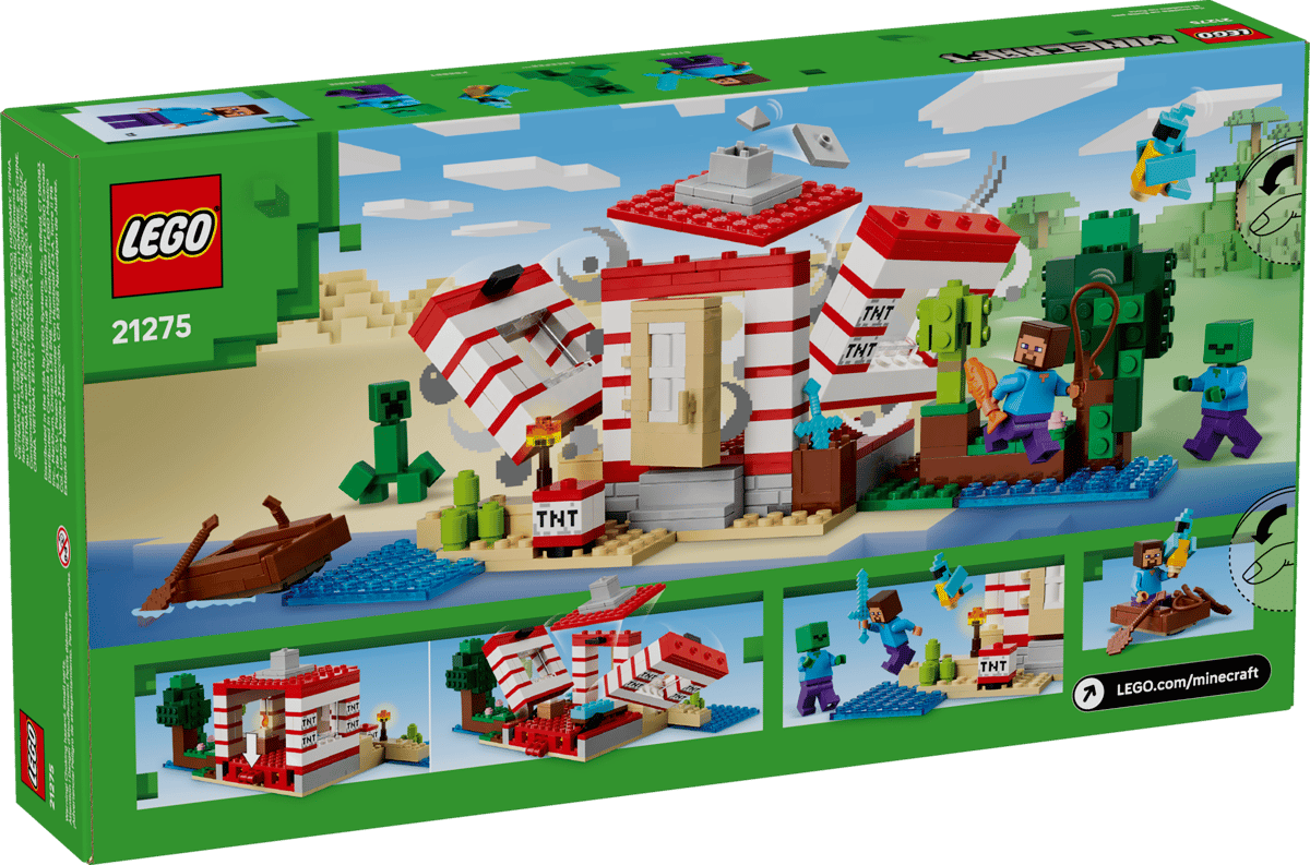 Lego Minecraft The TNT Jungle House 21275