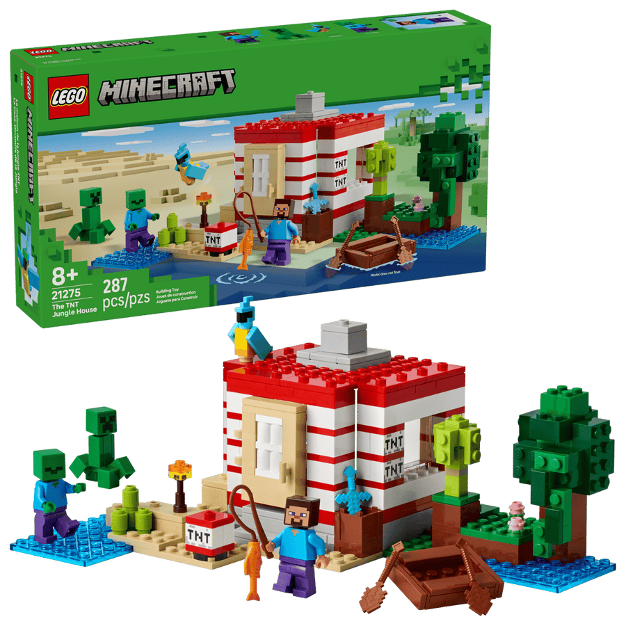 Lego Minecraft The TNT Jungle House 21275