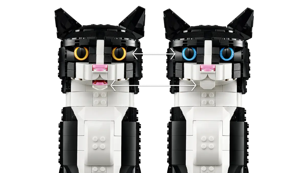 Lego Ideas Tuxedo Cat 21349