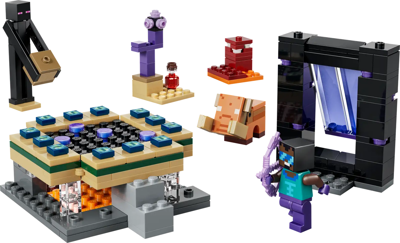 Lego Minecraft Nether & End Portal Journey 21584