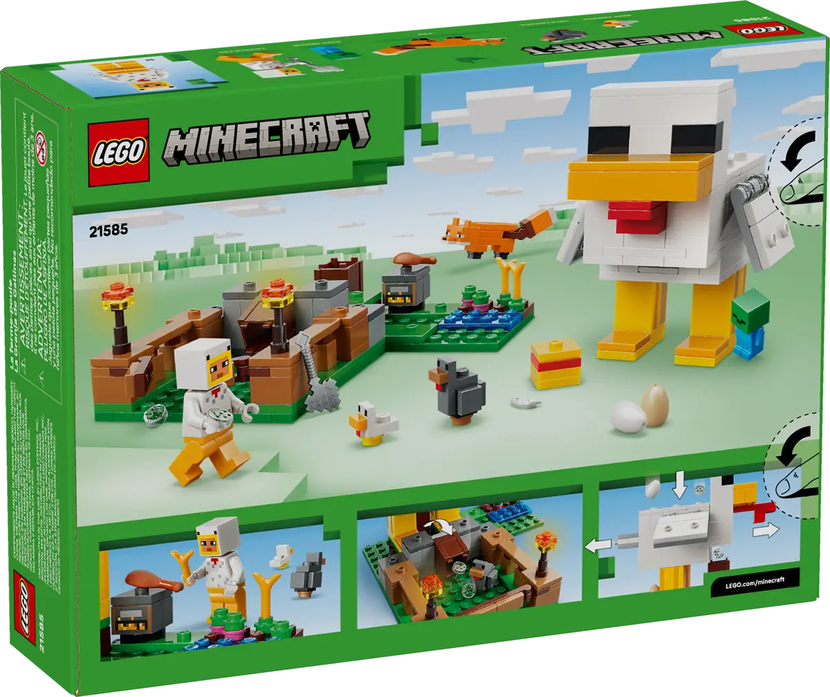 Lego Minecraft Chicken Farm 21585