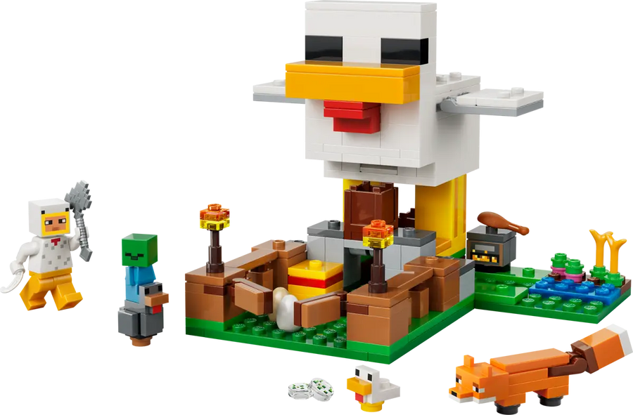 Lego Minecraft Chicken Farm 21585