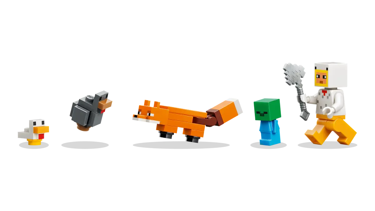 Lego Minecraft Chicken Farm 21585