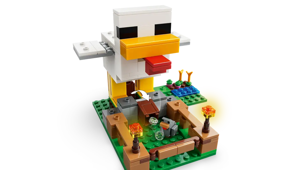 Lego Minecraft Chicken Farm 21585
