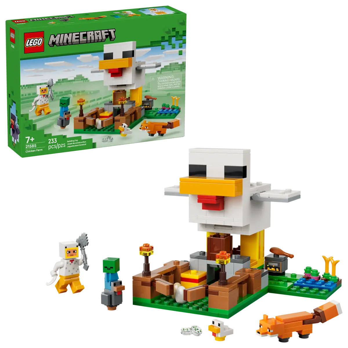 Lego Minecraft Chicken Farm 21585