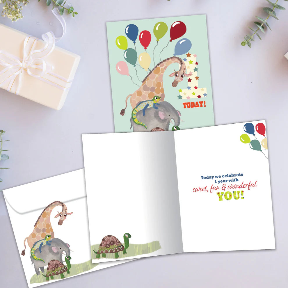 Tree Free Greetings Wonderful 1 Birthday Card