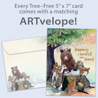 Tree Free Greetings Sweetest When Shared Birthday Card