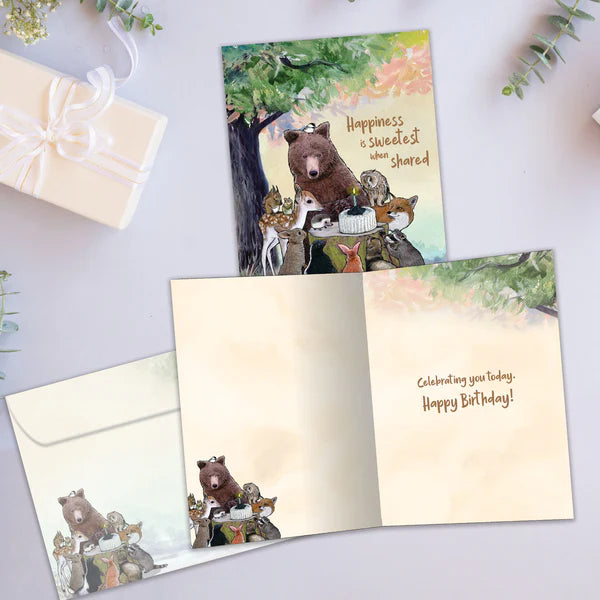 Tree Free Greetings Sweetest When Shared Birthday Card