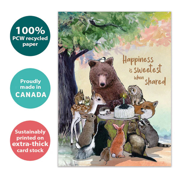 Tree Free Greetings Sweetest When Shared Birthday Card