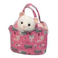 Douglas Purr-fect Pals White Cat Sassy Sak