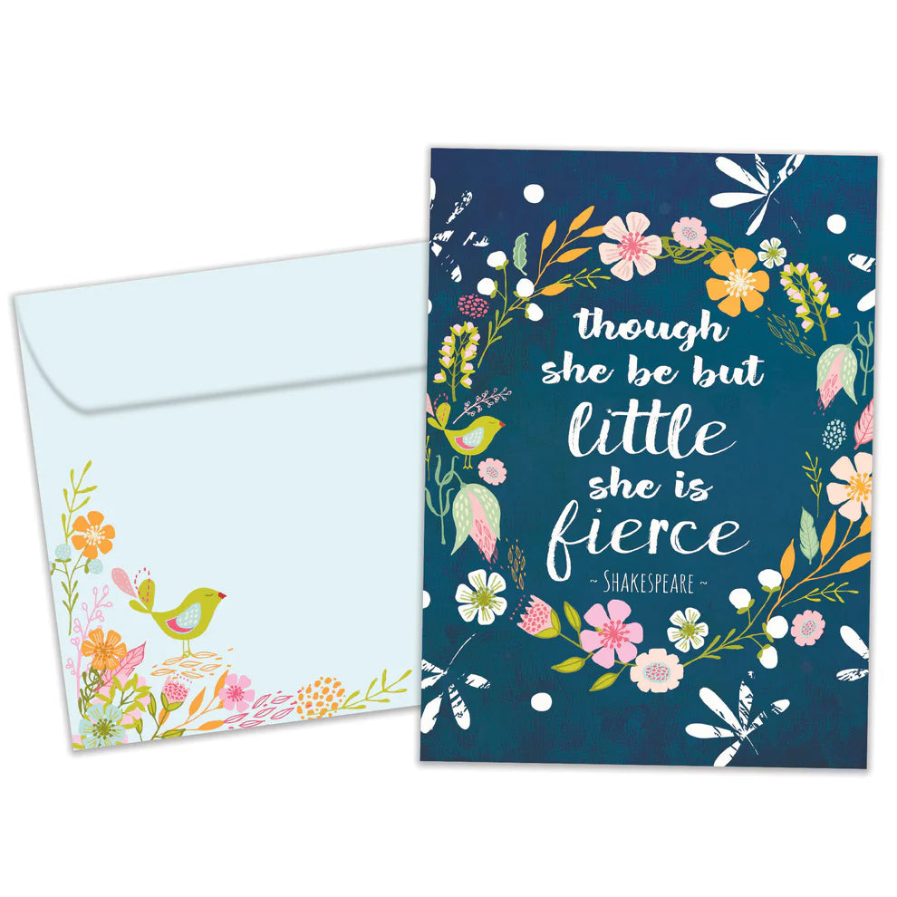Tree Free Greetings Little And Fierce Daughter Birthday Card