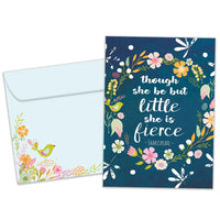 Tree Free Greetings Little And Fierce Daughter Birthday Card