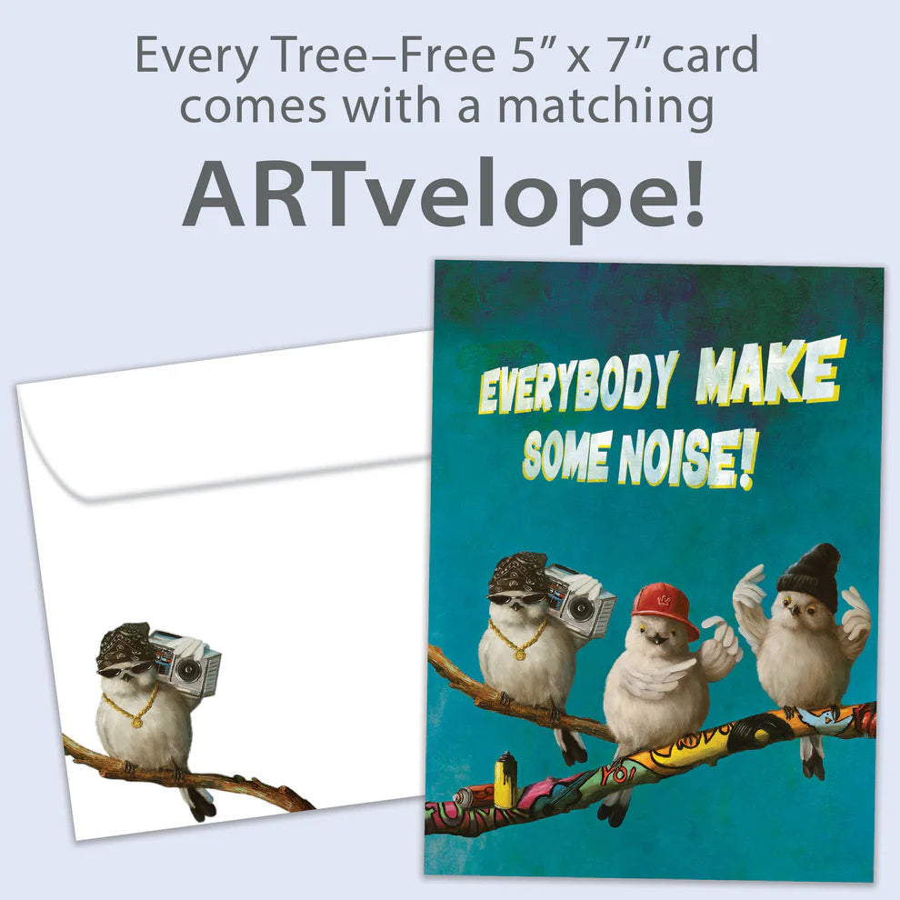 Tree-Free Make Some Noise Son Card