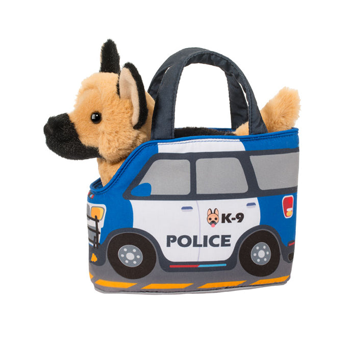 Douglas Toys Police Car Pet Sak With German Shepherd