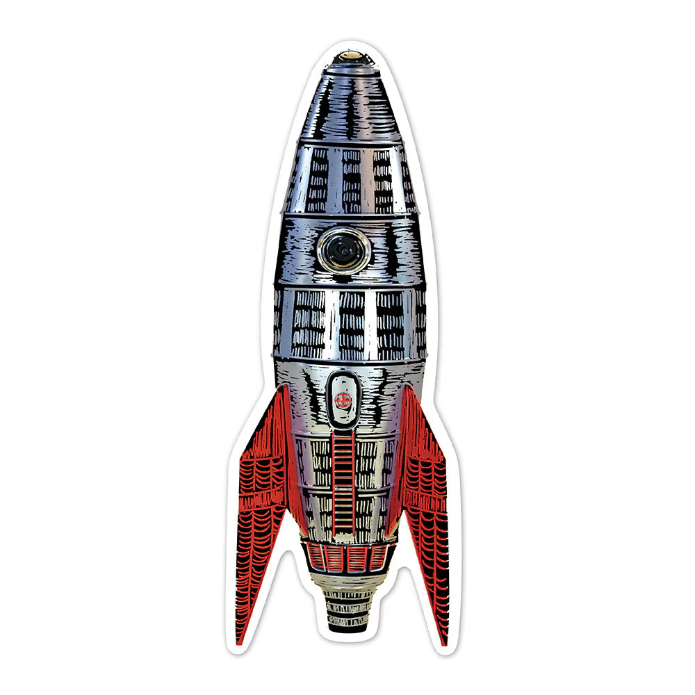 Avenir Space Scratch Art Sticker