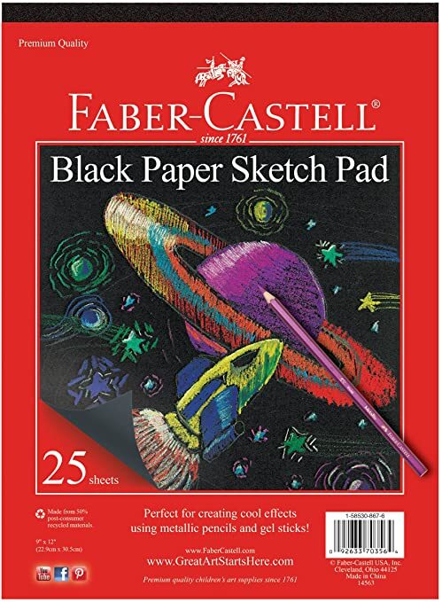 Faber-Castell Black Paper Sketch Pad