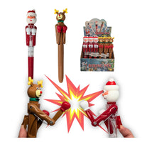 Santa & Reindeer Punching Pens