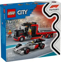 Lego Formula 1 F1 Display Truck With Audi F1 Race Car 60493